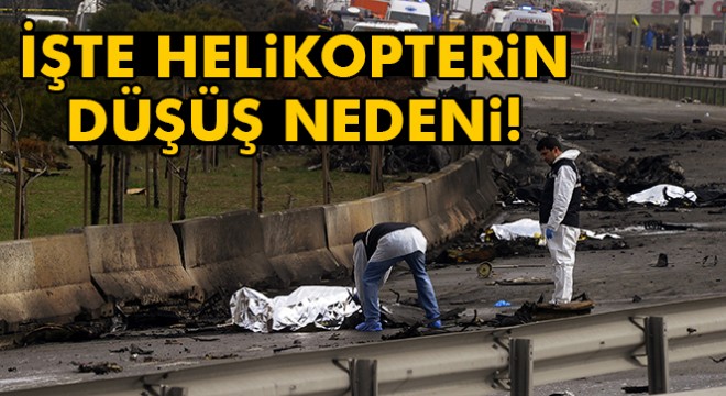 Ulaştırma, Denizcilik ve Haberleşme Bakanlığı: 'Helikopter kuleye çarparak düştü'