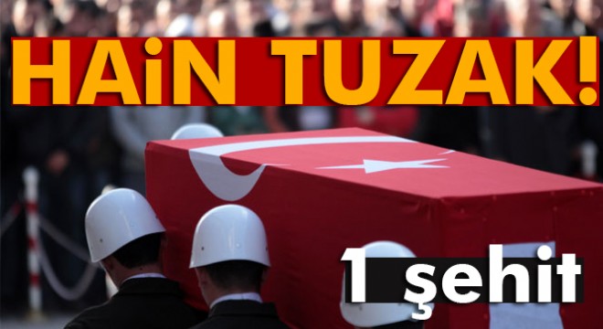 Uludere'de teröristlerin tuzakladığı EYP patladı: 1 şehit