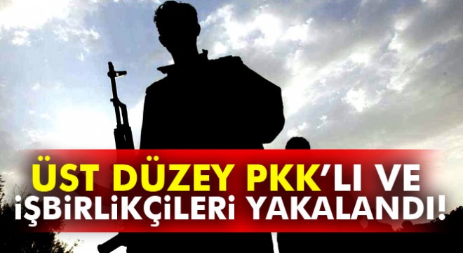 Üst düzey PKK'lı ve işbirlikçileri yakalandı