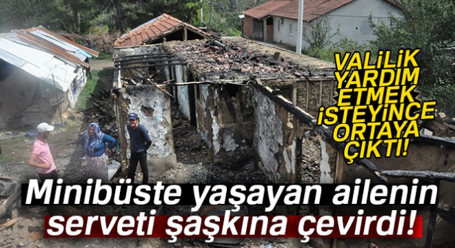 Yardım isteyen ailenin serveti çıktı