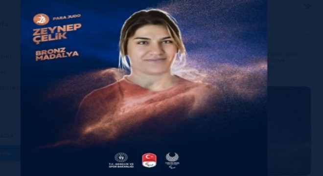 Zeynep Çelik'ten bronz madalya