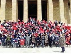 Yeşiltepe'den  Anıtkabir ziyareti