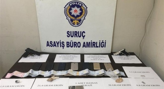 Şanlıurfa'da uyuşturucu operasyonu